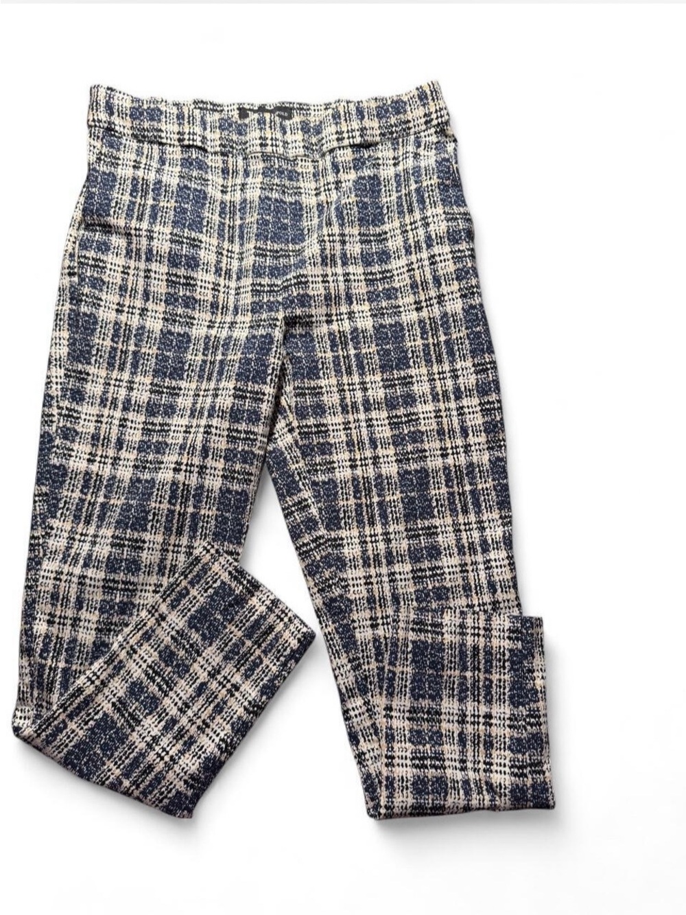 Jules & Leopold Navy and White Plaid Dress Pants